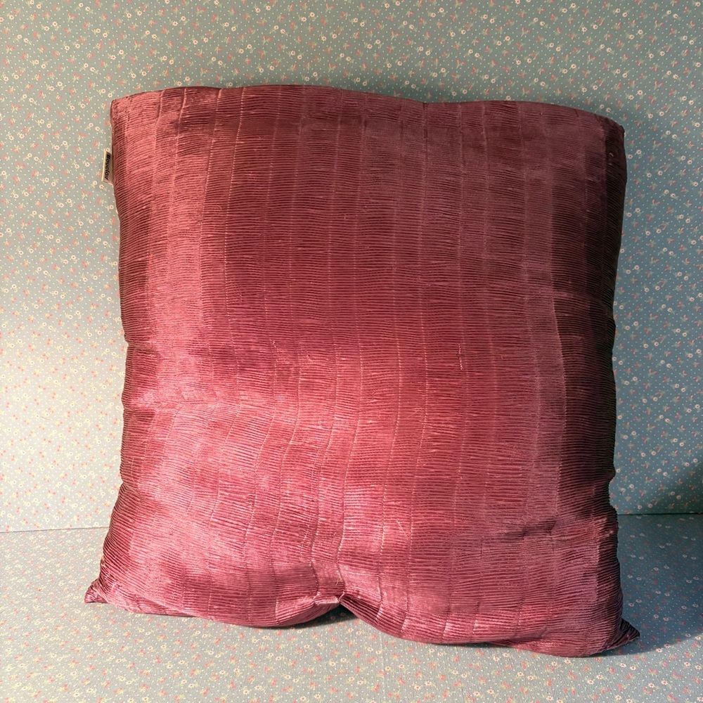 Mismatched Set of Elegant Purple & Mauve Textured Decorative Pillows - Picture 2 of 7